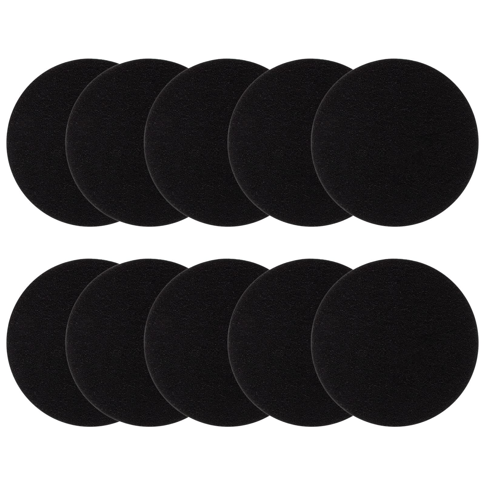 Charcoal Filters for Kitchen Compost Bin Replacement Filter Countertop Home Bucket Refill Sets, 10 Pack Round