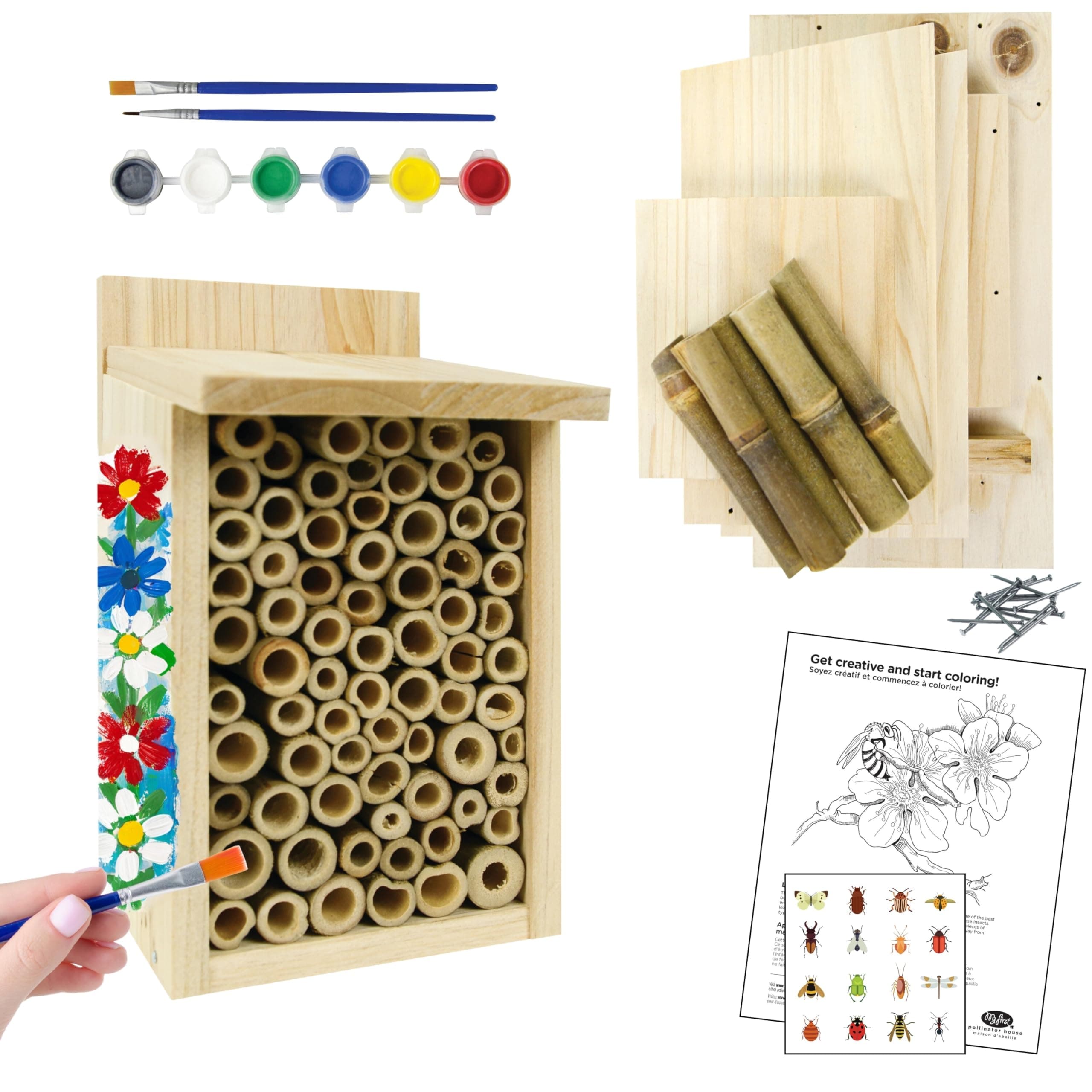 My First Pollinator House (DIY-BEE)