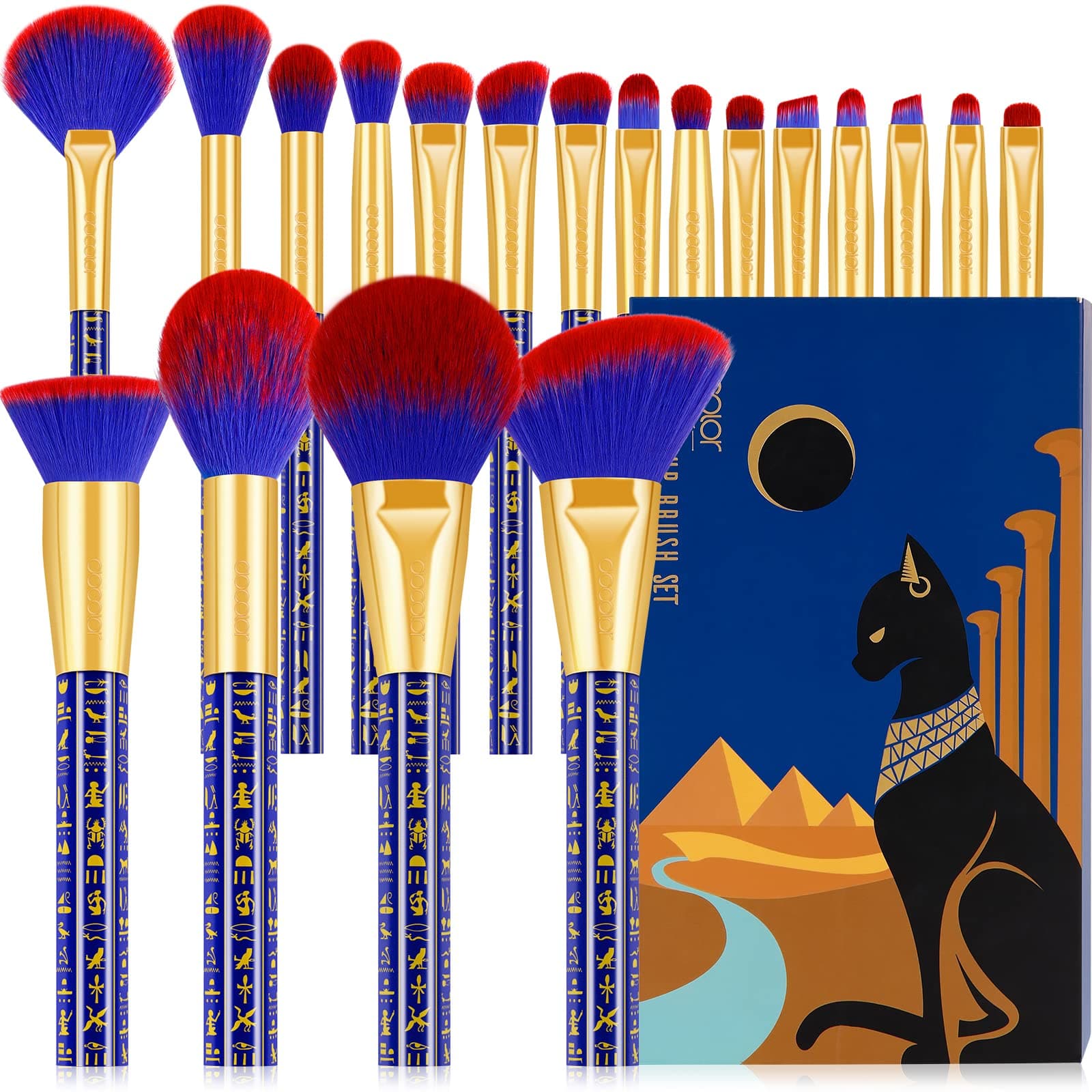 Bastet Cat Makeup Brushes Set