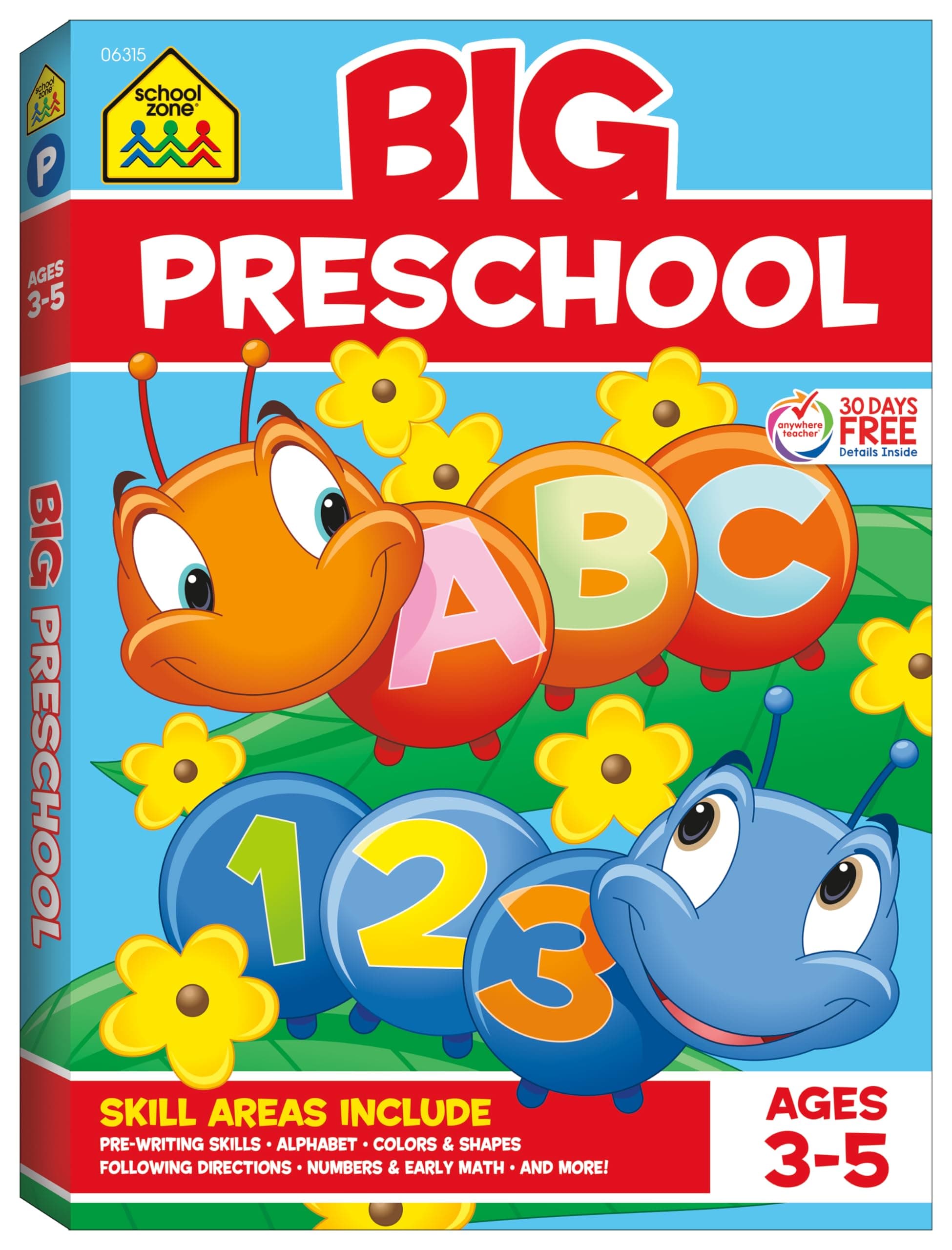 School Zone Big Preschool Workbook: Ages 3-5