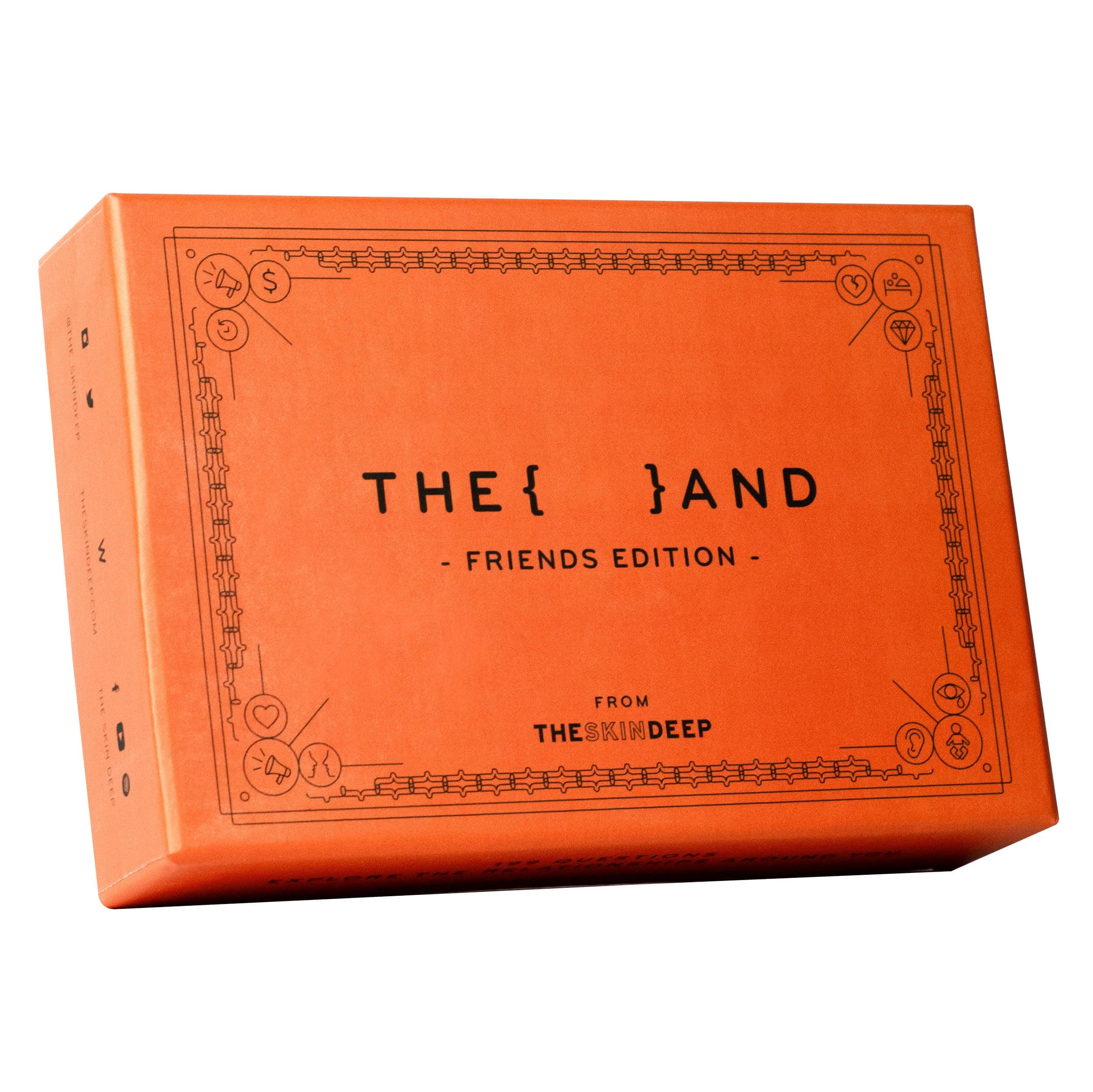 Friends Edition - Conversation Starters to Make Friends Your Best Friends - Fun Getting to Know You Card Game with Questions - Deep Talks at Game Night or Dinner Party By The Skin Deep